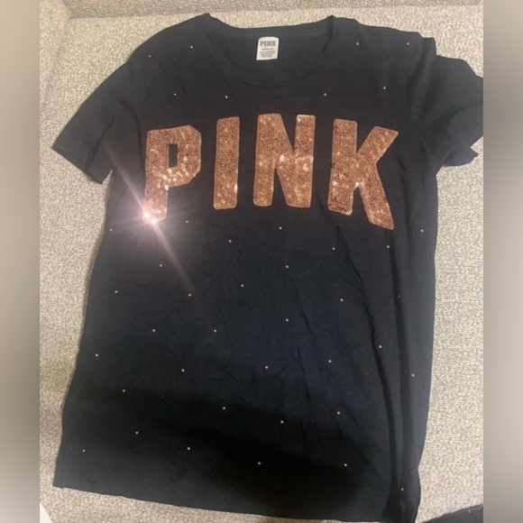 VS PINK Bling Short Sleeve shirt Small - Picture 7 of 10